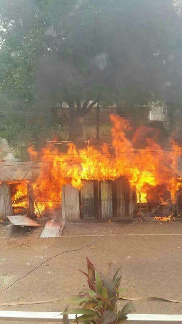 Susto por incendio de casillas en Concepción