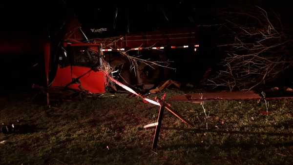 Conductor de camión de gran porte fallece al chocar por un árbol - Noticde.com