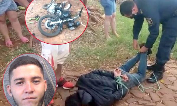 Víctimas y vecinos aprehenden a un motochorro y lo golpean con brutalidad antes de entregarlo a la Policía – Diario TNPRESS