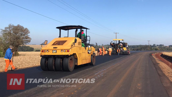 ITAPÚA: PRIMEROS TRAMOS DE OBRAS VIALES SE INAUGURARÁN EN BREVE