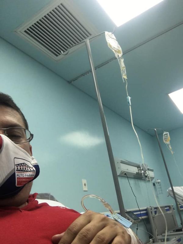 Médico internado por COVID-19 insta a recuperados a donar plasma - ABC en el Este - ABC Color