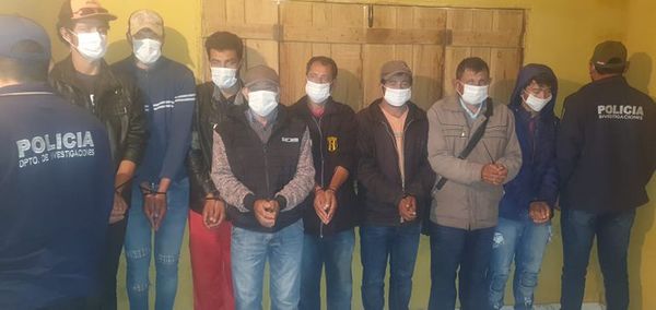 Diez personas fueron detenidas por muerte de agricultor en colonia Barbero - Nacionales - ABC Color
