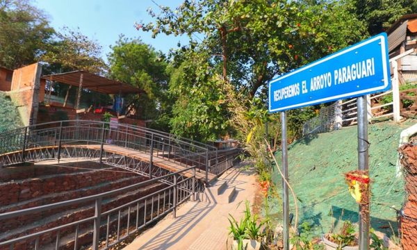 Obras de rehabilitación y mantenimiento del arroyo Paraguarí beneficia a varios barrios de Asunción