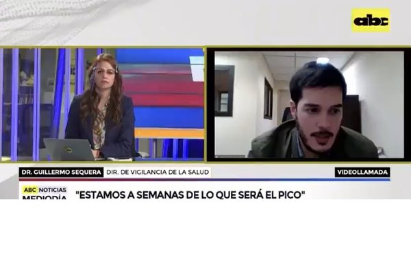 “Estamos a varias semanas de lo que será el pico”, afirmó Guillermo Sequera - Nacionales - ABC Color