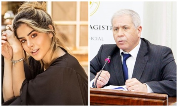 Joven diseñadora escracha al juez Héctor Capurro