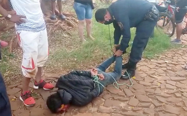 Linchan a motochorro que gatilló revólver por la cabeza de un niño de 2 años