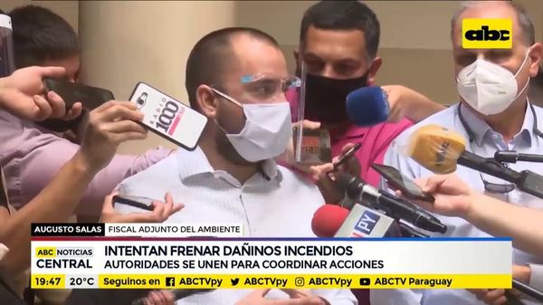 Trabajarán en conjunto para frenar incendios dañinos - ABC Noticias - ABC Color