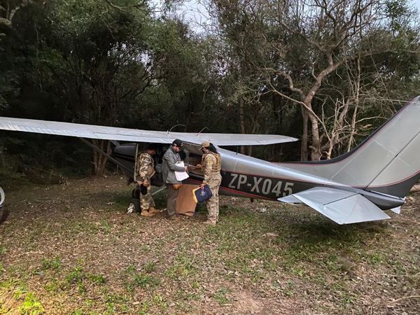SENAD halló avioneta oculta en un establecimiento rural de General Artigas, Itapúa