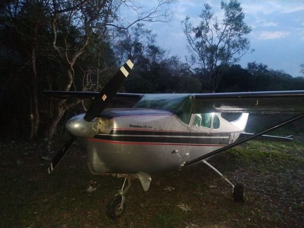 Senad incauta avioneta en General Artigas - Nacionales - ABC Color