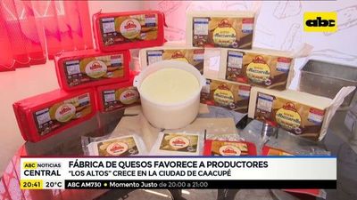 Fábrica de quesos favorece a productores en plena pandemia - ABC Noticias - ABC Color