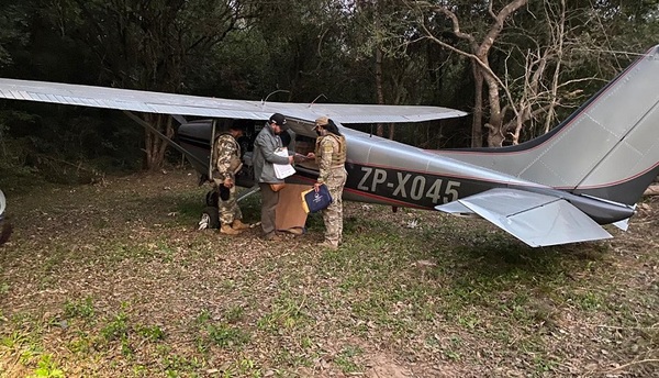 SENAD halló avioneta oculta en un establecimiento rural de General Artigas, Itapúa