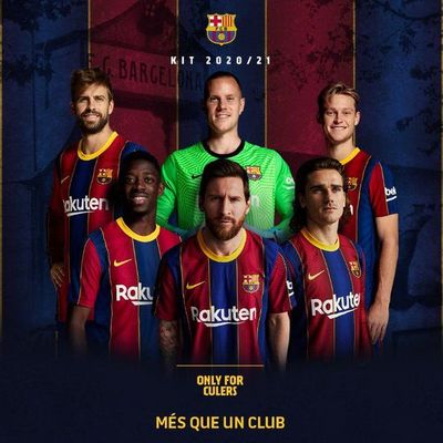 ¡Messi está en la promoción de la nueva camiseta del Barcelona! - Fútbol - ABC Color