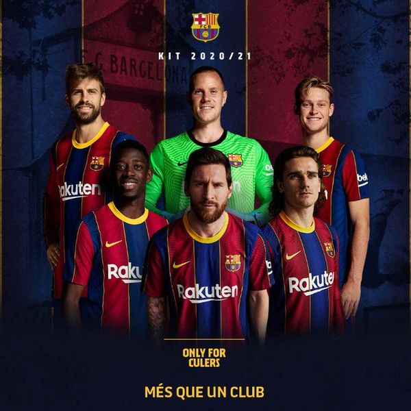 ¡Messi está en la promoción de la nueva camiseta del Barcelona! - Fútbol - ABC Color