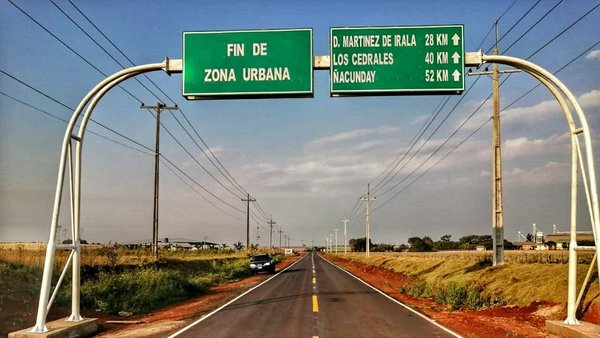 Pavimentación en zona Sur de Alto Paraná, a punto de terminar