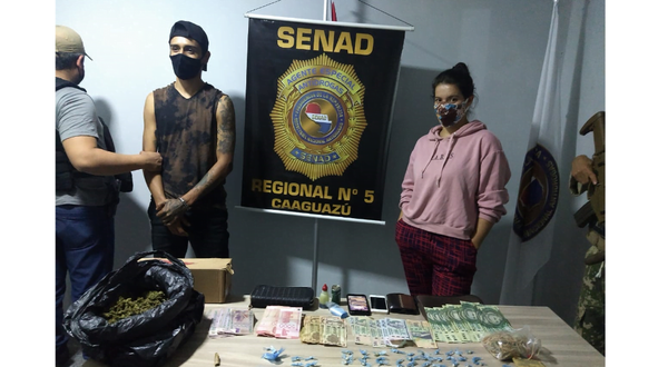 Detienen a "vendedores ambulantes de droga" en Caaguazú - Noticiero Paraguay