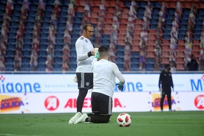 Cambio obligado en el arco de Olimpia