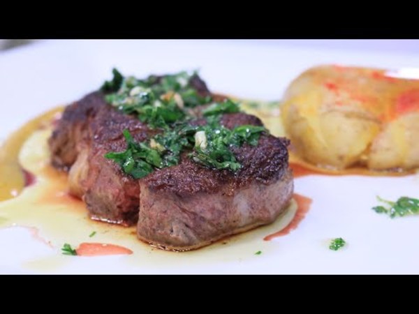 Bife de chorizo y Pastel de queso y frutilla | Recetas en Vive la Vida XL