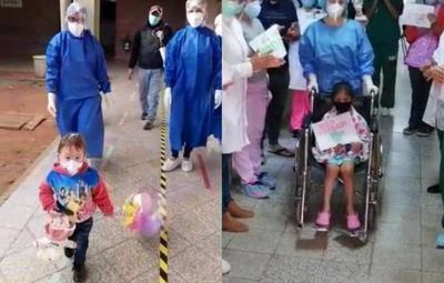 Campeonas contra el Covid-19: dos niñas vencieron a la enfermedad