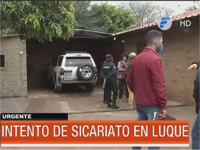 Intento de sicariato deja dos heridos en Luque