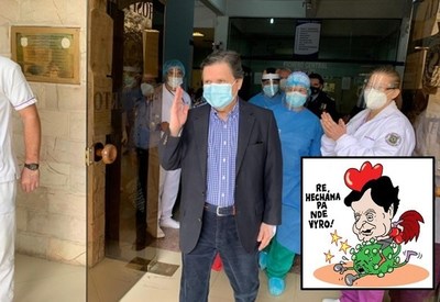 Euclides Acevedo superó al Covid luego de nueve días de internación - ADN Paraguayo