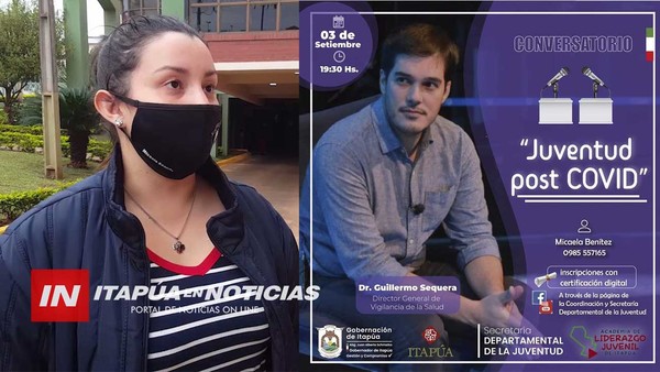 INVITAN A LA CONFERENCIA “JUVENTUD POST COVID” CON EL DR. GUILLERMO SEQUERA.