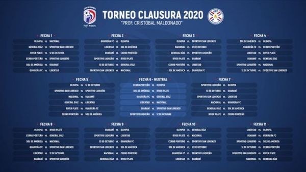 APF da a conocer fixture del Torneo Clausura
