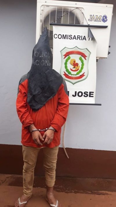Detienen a hombre acusado de robar materiales de construcción
