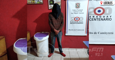 Aprehenden a delincuente con varios antecedentes