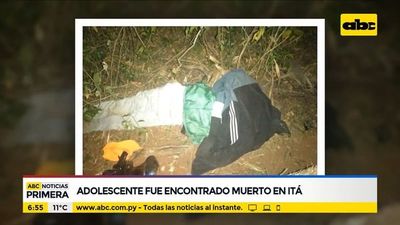 Encuentran muerto a adolescente desaparecido en Itá - ABC Noticias - ABC Color