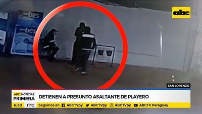 Intentó asaltar a un playero y fue detenido - ABC Noticias - ABC Color