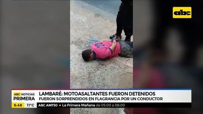 Detuvieron a motochorros atropellados por automovilista - ABC Noticias - ABC Color