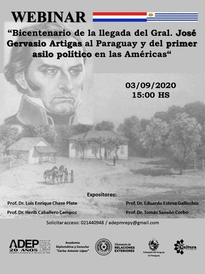 Comienzan homenajes por 200 años de la llegada de Artigas al Paraguay - El Trueno