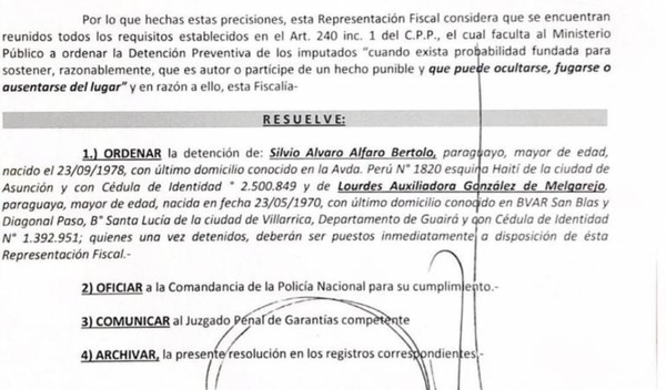 HOY / Por peligro de fuga piden detención del primo y la contadora de Friedmann