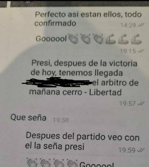 HOY / “Santo y seña”: filtran documentos del presunto amaño de partidos