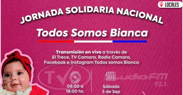 Campaña «Todos Somos Bianca» también se realizará en Encarnación