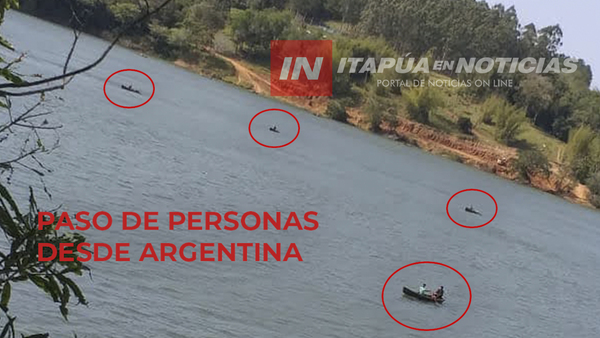 PTO. TRIUNFO: ZONA LIBERADA PARA CRUCE ILEGAL DE PERSONAS Y CONTRABANDO