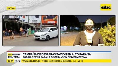 Desparasitación en Alto Paraná para mitigar Covid-19 - ABC Noticias - ABC Color