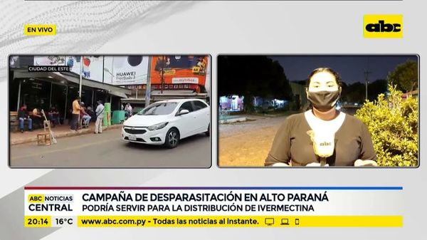 Desparasitación en Alto Paraná para mitigar Covid-19 - ABC Noticias - ABC Color