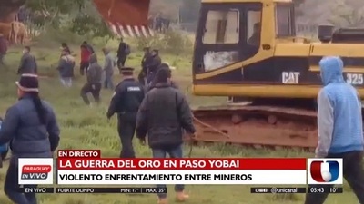 Se reavivan los conflictos en Paso Yobái por explotación de oro