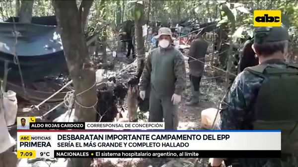 Desbarataron importante campamento del EPP - ABC Noticias - ABC Color