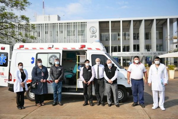 Entregan ambulancia con UTI para lucha contra el Covid-19 en el Alto Paraná