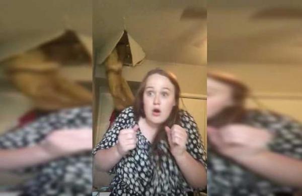 Mujer cae desde el techo mientras su hija transmitía por TikTok - SNT