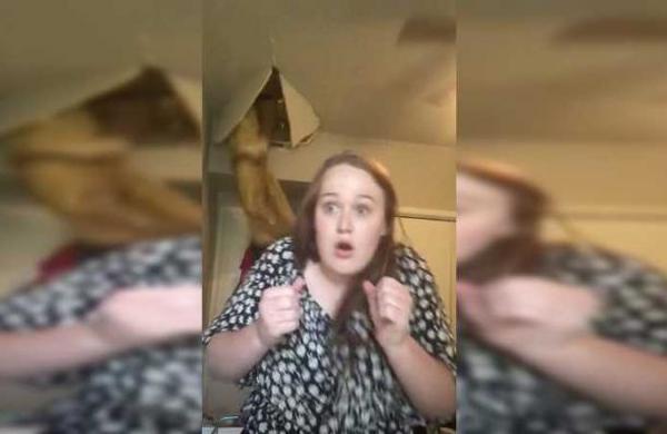 Mujer cae desde el techo mientras su hija transmitía por TikTok - C9N