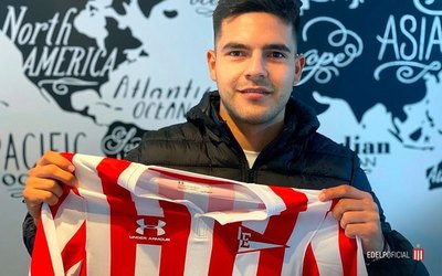 Estudiantes presentó al juvenil mundialista Rolando Ortiz