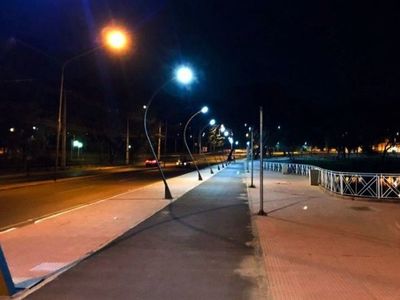 Se recuperan entorno y sistema lumínico del Lago de la República