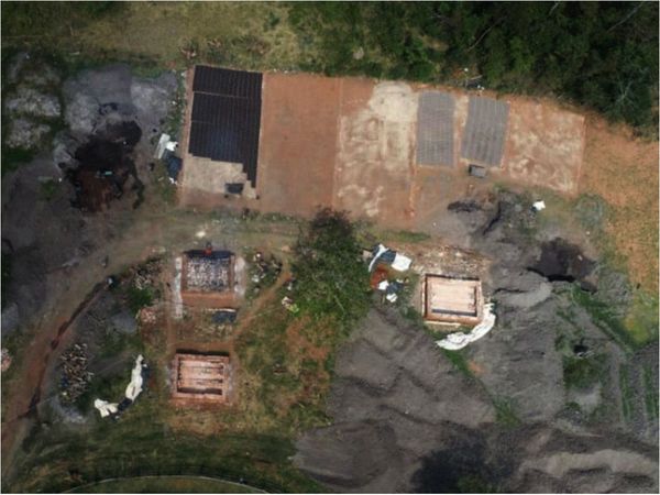 Intervienen zona del histórico campo de Acosta Ñu por extracción de arcilla