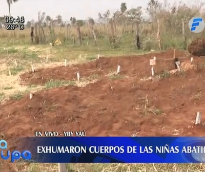 EPP: Exhuman restos de menores abatidas en enfrentamiento