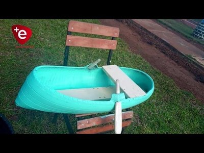 Sillones y planteras de cubiertas recicladas son creadas por adolescentes del Centro Educativo