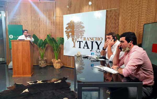Rancho Tajy vendió una ternera Braford en Gs.113,4 millones