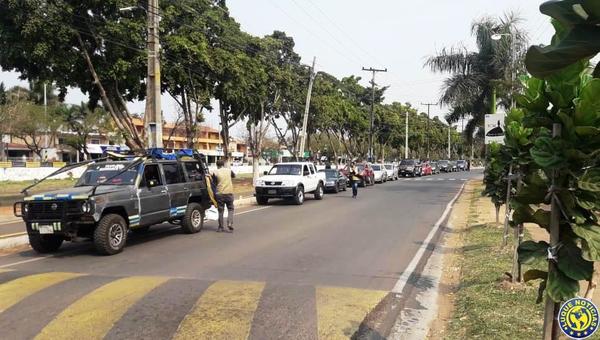 Marcha Auriazul en Luque •